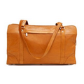 Carlton Ladies' Leather Briefcase w/ Shoulder Strap - British Tan